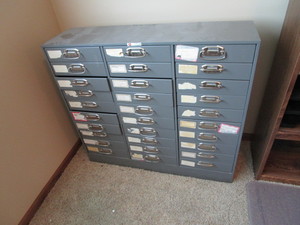 Metal Storage Cabinet 10x37x33