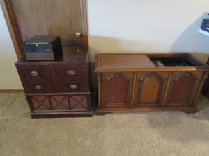 (3) Record Players & Records