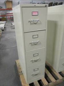 lot 27 image: HON 4-Drawer Filing Cabinet
