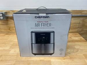 lot 23 image: CHEFMAN 8qt Digital Air Fryer - Silver