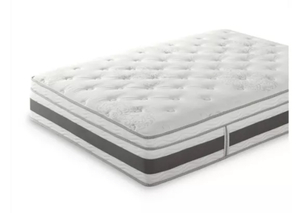 lot 10 image: ZINUS Memory Foam 14 Inch Hybrid King Size Gel Infused Mattress iCoil Springs