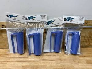 lot 27 image: PIER BUDDY Lot of 4- Portable Fishing Rod Holders