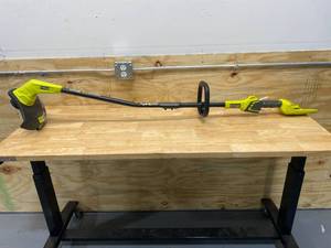 lot 69 image: RYOBI 40-Volt Lithium-Ion Cordless Battery String Trimmer (Tool Only)
