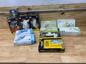 lot 96 image: Lot of Various brands and sizes of Latex Gloves