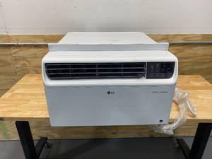 lot 98 image: LG ELECTRONICS 14,000 BTU 115-V Dual Inverter Smart Window Air Conditioner in White