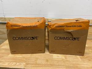 lot 5 image: COMMSCOPE SYSTIMAX Lot of 2-  Non-Plenum CM Rated Cable (1000 ft each)