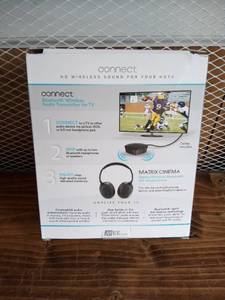 MEE audio - Connect T1CMA Wireless Over-the-Ear Headphones - Black