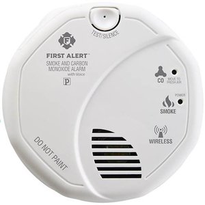 First Alert - Interconnect Smoke and Carbon Monoxide Alarm with Voice