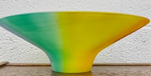 lot 8 image: Stunning Art Glass Bowl by Zweisel (Mouthblown Handmade)