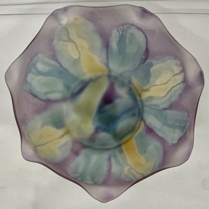 lot 58 image: Hand Painted Rueven Glass by the Nouveau Art Glass Company