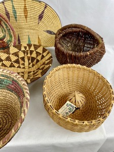 lot 67 image: Beautiful Basket Grouping including Hand Woven