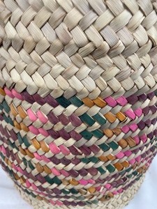 lot 66 image: Woven Basket with Handles