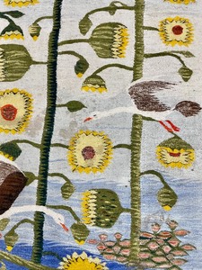 lot 62 image: Unique Handwoven Wool Rug (Made in Egypt)
