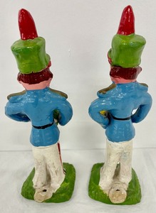 lot 104 image: Vintage Clay Marching Band Figurines