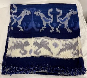 lot 126 image: Vintage Ikat Scarf- Guatemala