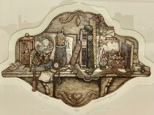 lot 117 image: The Shelf by Alice Villanveva Scott Framed Signed & Numbered Print
