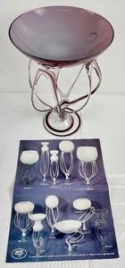 lot 191 image: Unimo Hand Crafted Glass