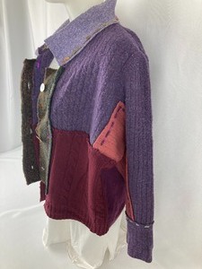 lot 173 image: Vintage Garden Mad Brand 100% Recycled Wool Sweater Jacket