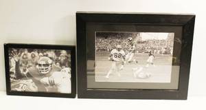 lot 8 image: Football Framed Photos Lot Of 2 Frames