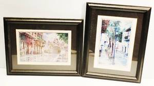 lot 10 image: Puerto Rico Impression Art Print Lot Of 2 Framed Prints