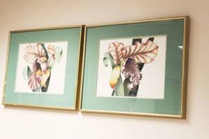 lot 24 image: 2 Art Framed Art Prints By Mary Kalmon