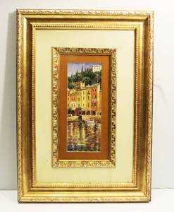 lot 25 image: Wall Art Work With Golden Frame