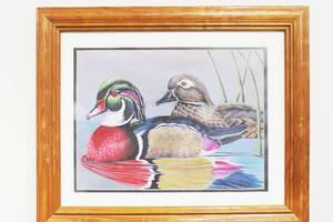 lot 36 image: Signed Art Drawing