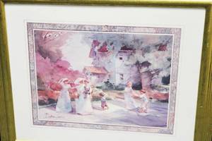 lot 39 image: Signed Impression Frame Art Prints