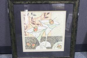 lot 48 image: Cocktails Impression Art Print