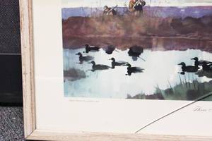 lot 49 image: Three Mallard Water Color By Roy M. Mason NA