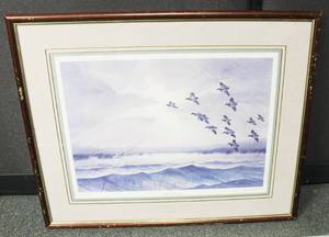 lot 61 image: Bills Arriving Signed By Koubo Frame Art Print