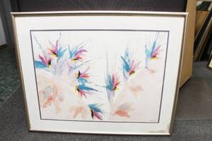lot 62 image: Impression Art Print Signed By P. Towells