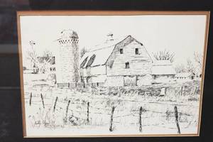 lot 80 image: In The Ranch Art Print Signed By Kathy Flynn 75