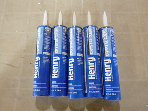 lot 28 image: 5 Tubes of Henry All Purpose Crystal Clear Sealant