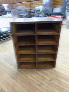 lot 99 image: Wooden Storage Shelving
