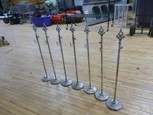 lot 122 image: 7 Luminary Holders