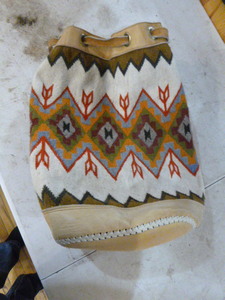lot 126 image: Trish Hunter Latincrafts Tribal Wool Blanket Back Pack
