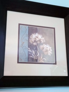 lot 5 image: Pair of Framed Floral Prints