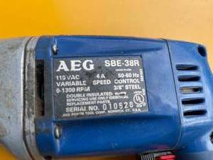 lot 105 image: AEG Hammer Drill