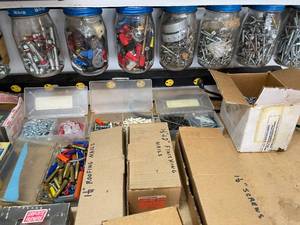 lot 141 image: Nails, Nuts, Bolts, Screws and Assorted Fasteners