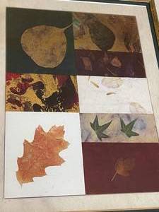 lot 181 image: Deck The Walls Leaf Themed Framed Art