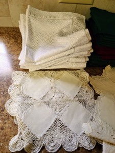 lot 81 image: Variety of Table Linens