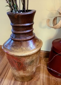 lot 89 image: Decorative Vases and Faux Foliage
