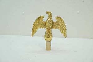 Brass eagle pole topper