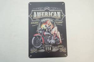 Metal sign