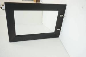 Mirror w coat hooks