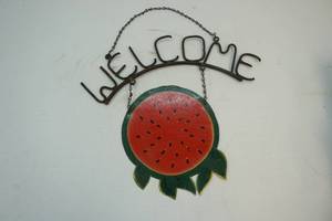 Welcome sign