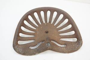 Vintage tractor seat