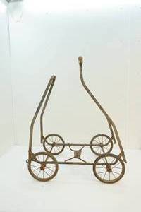 Antique baby buggy