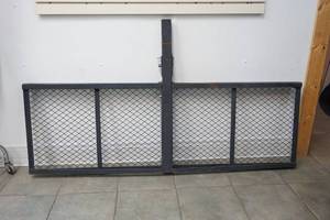 Receiver hitch cargo basket